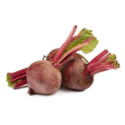 Organic red beets